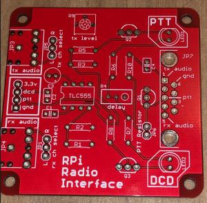 PCB voor digital interface tbv aprs.