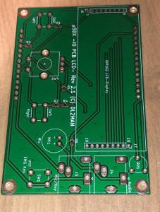 uSDX IO board met LCD - DL2MAN