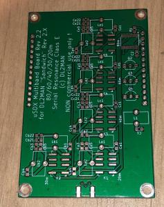uSDX RF board  - 5 banden - DL2MAN